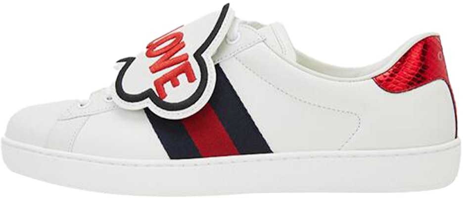 GUCCI古馳 ACE 愛情盲目 休閒 時尚板鞋 男款 白 Buy GUCCI古馳 ACE 愛情盲目 休閒 時尚板鞋 男款 白