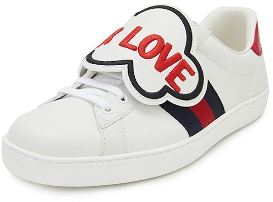 GUCCI古馳 ACE 愛情盲目 休閒 時尚板鞋 男款 白 Order GUCCI古馳 ACE 愛情盲目 休閒 時尚板鞋 男款 白