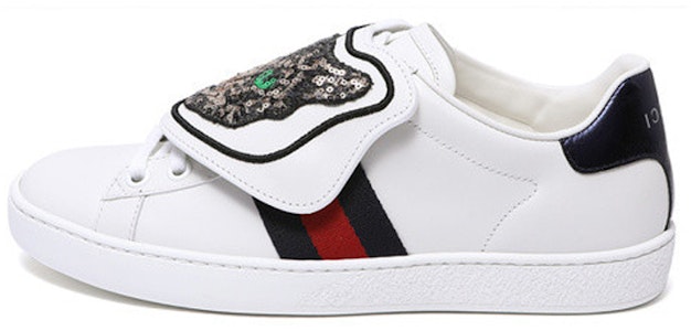 Gucci Ace 'Cabeza de Gato Desmontable con Lentejuelas' 506635-J2P70 Buy Gucci Ace 'Cabeza de Gato Desmontable con Lentejuelas' 506635-J2P70