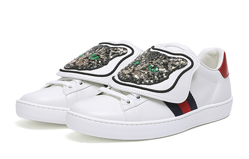 Gucci Ace 'Detachable Cat Head Sequins' 圖 2
