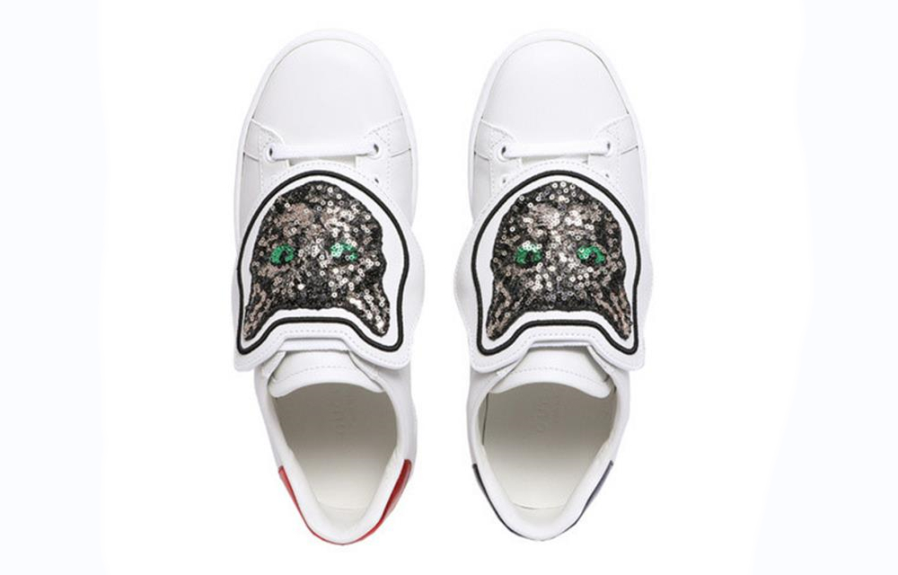 Gucci Ace 'Detachable Cat Head Sequins' 圖 4