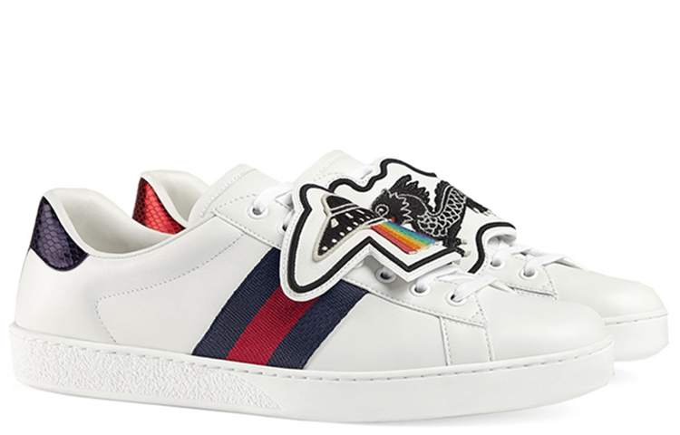 Gucci Ace 'Floral Snake Stripe' 圖 3