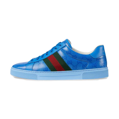 Gucci Ace 'GG Crystal Canvas - Blue'