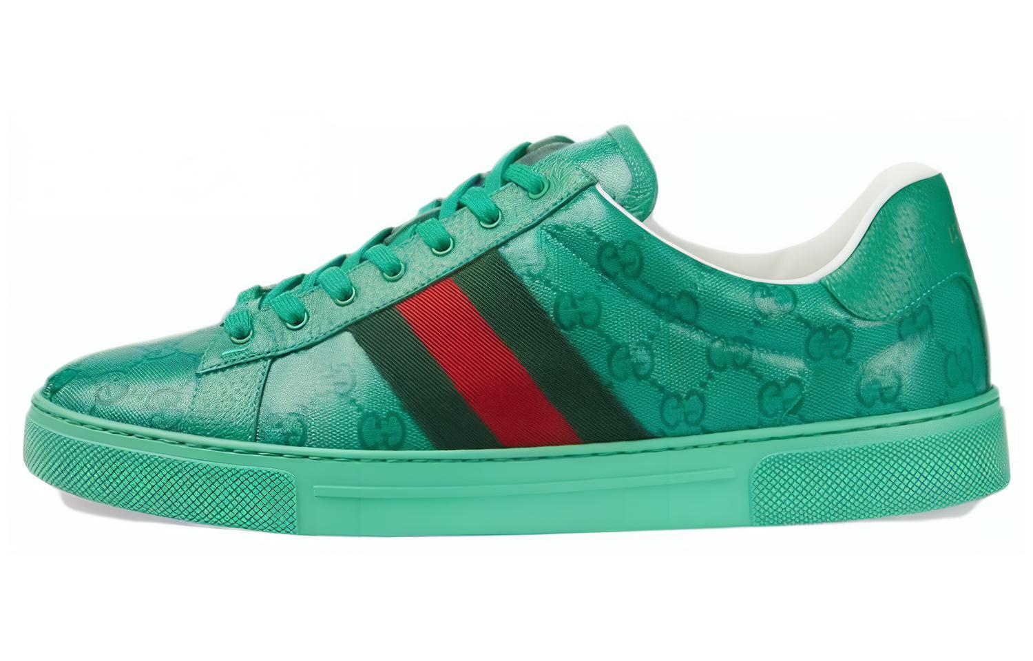 Buy Gucci Ace 'GG Crystal Canvas - Hijau' 760775-FACRF-3751