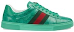 Order Gucci Ace 'GG Crystal Canvas - Hijau' 760775-FACRF-3751