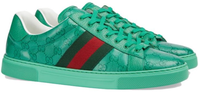 Gucci Ace 'Lienzo Cristal GG - Verde' 760775-FACRF-3751 Lookbook Gucci Ace 'Lienzo Cristal GG - Verde' 760775-FACRF-3751