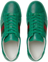 Shop Gucci Ace ''GG Crystal Canvas - Grün''. 760775-FACRF-3751