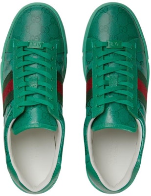 Gucci Ace 'GG Crystal Canvas - Hijau' 760775-FACRF-3751 Shop Gucci Ace 'GG Crystal Canvas - Hijau' 760775-FACRF-3751