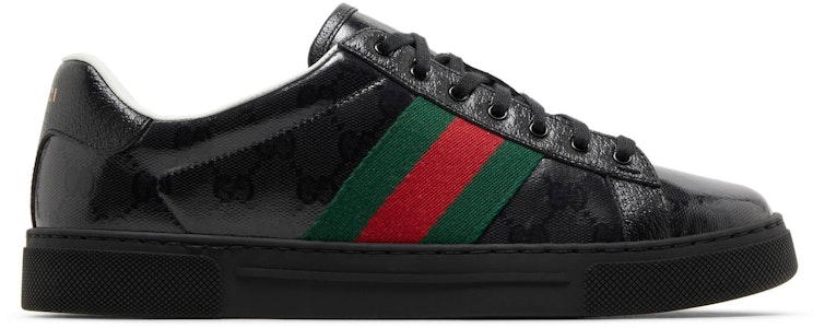 グッチ Ace GGクリスタル キャンバス (ブラック) 760775-FACRF-1163 Buy グッチ Ace GGクリスタル キャンバス (ブラック) 760775-FACRF-1163