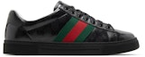 Buy Gucci Ace 'GG Crystal Canvas - Hitam' 760775-FACRF-1163