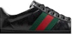 Gucci Ace 'GG Crystal Canvas - Hitam' 760775-FACRF-1163