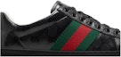 Order Gucci Ace 'GG Crystal Canvas - Hitam' 760775-FACRF-1163