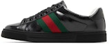 Lookbook Gucci Ace 'GG Crystal Canvas - Hitam' 760775-FACRF-1163