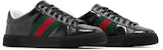 Gucci Ace 'GG Crystal Canvas - Hitam' 760775-FACRF-1163