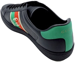 GUCCI古馳 ACE Interlocking G 簡約休閒 時尚板鞋 男款 黑色 Shop GUCCI古馳 ACE Interlocking G 簡約休閒 時尚板鞋 男款 黑色