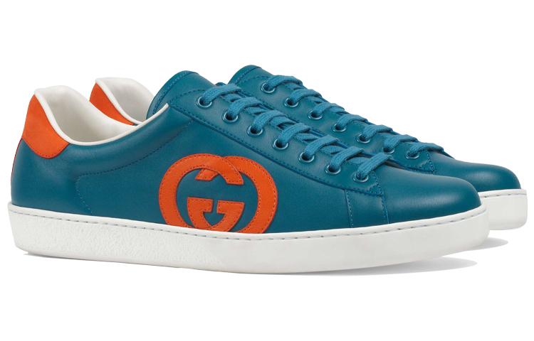 Gucci Ace 'Interlocking G - Blue Orange' 圖 3