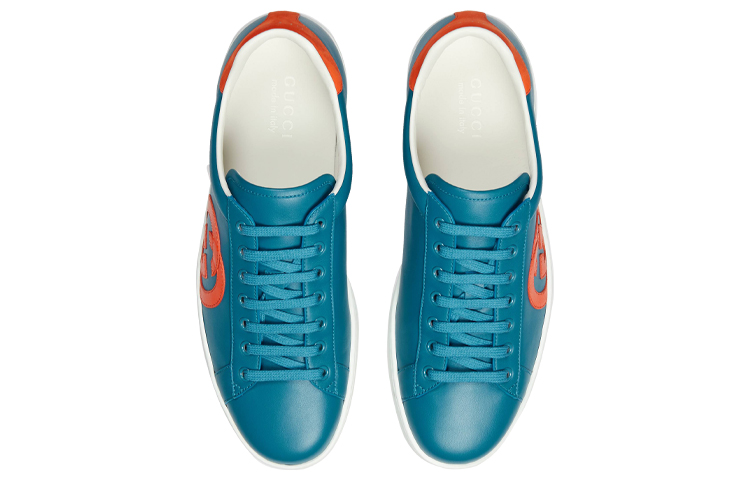 Gucci Ace 'Interlocking G - Blue Orange' 圖 4