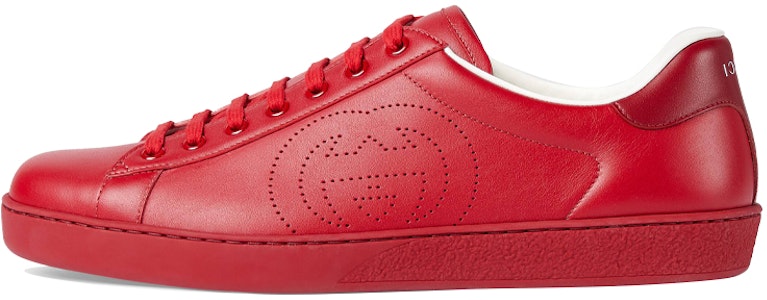 Gucci Ace 'Interlocking G - Merah Hibiscus' 599147-AYO70-6463 Buy Gucci Ace 'Interlocking G - Merah Hibiscus' 599147-AYO70-6463