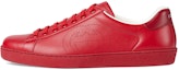 Buy Gucci Ace 'Interlocking G - Merah Hibiscus' 599147-AYO70-6463