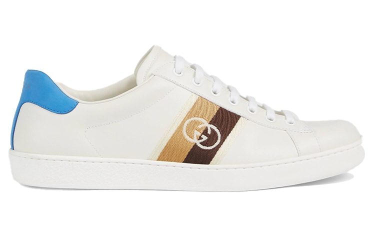 Order 구찌 에이스 GG 화이트 블루 (Gucci Ace GG White Blue) 650992-1XGM0-9061