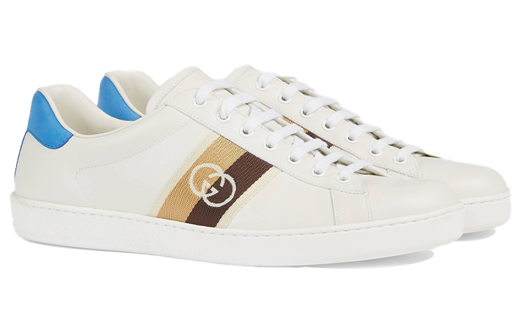 Lookbook 구찌 에이스 GG 화이트 블루 (Gucci Ace GG White Blue) 650992-1XGM0-9061