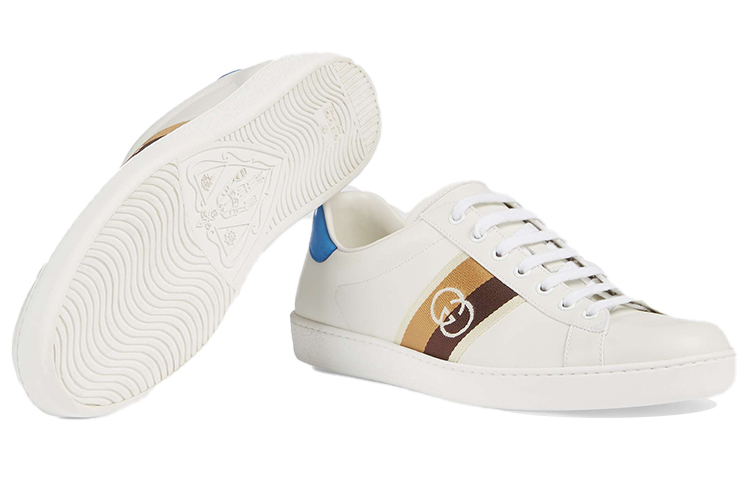 Details for 구찌 에이스 GG 화이트 블루 (Gucci Ace GG White Blue) 650992-1XGM0-9061