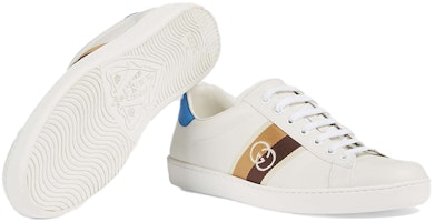 Gucci Ace 'G Bertaut - Putih Biru' 650992-1XGM0-9061 Details for Gucci Ace 'G Bertaut - Putih Biru' 650992-1XGM0-9061