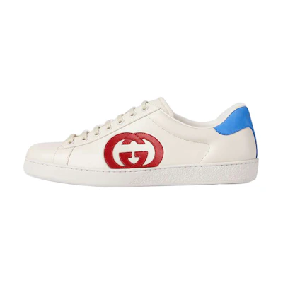 Gucci Ace 'Interlocking G - White Red Blue'