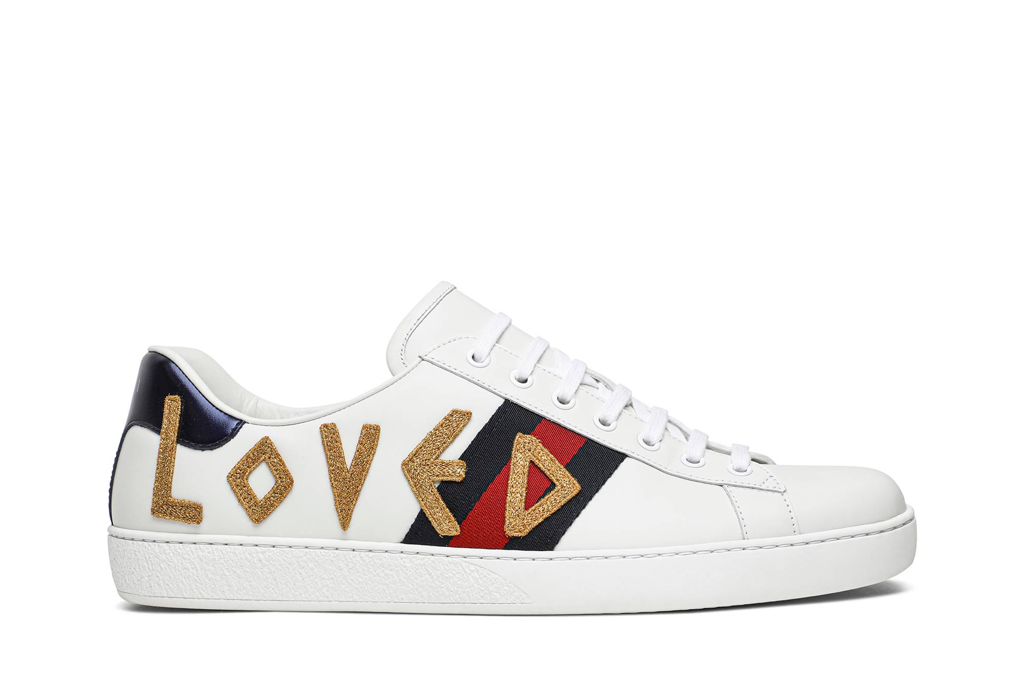 Buy 古驰 Ace 'Loved' 运动鞋 497090-DOPE0-9095