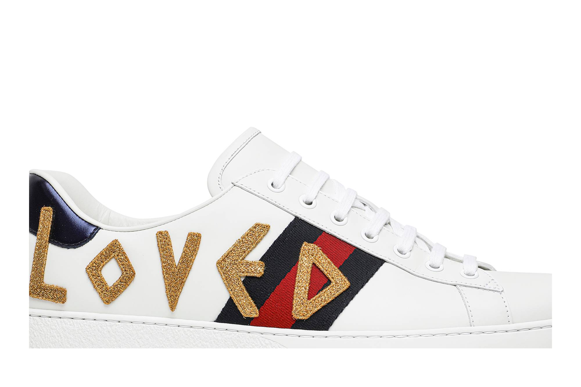 Order 古驰 Ace 'Loved' 运动鞋 497090-DOPE0-9095