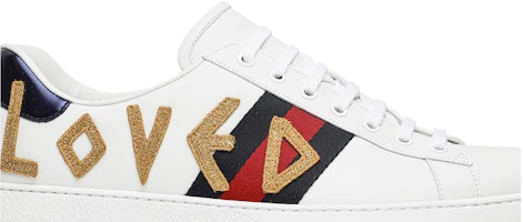 Gucci Ace 'Loved' Sepatu Sneaker 497090-DOPE0-9095 Order Gucci Ace 'Loved' Sepatu Sneaker 497090-DOPE0-9095