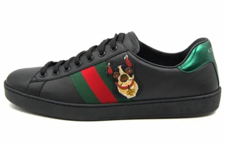 Buy Gucci Ace 'Tahun Anjing Hitam' 501907-DOPE0-1061