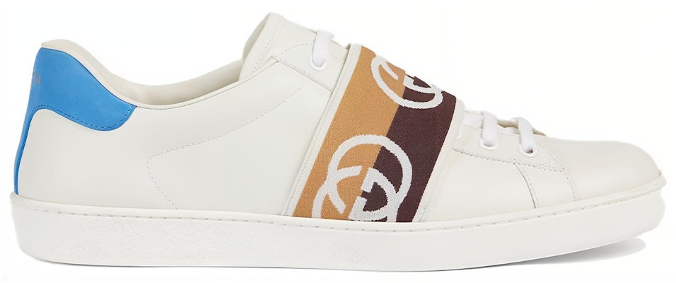 Gucci Ace Elastic Web 'Interlocking G - Putih Coklat' 650989-1XGF0-9068 Order Gucci Ace Elastic Web 'Interlocking G - Putih Coklat' 650989-1XGF0-9068