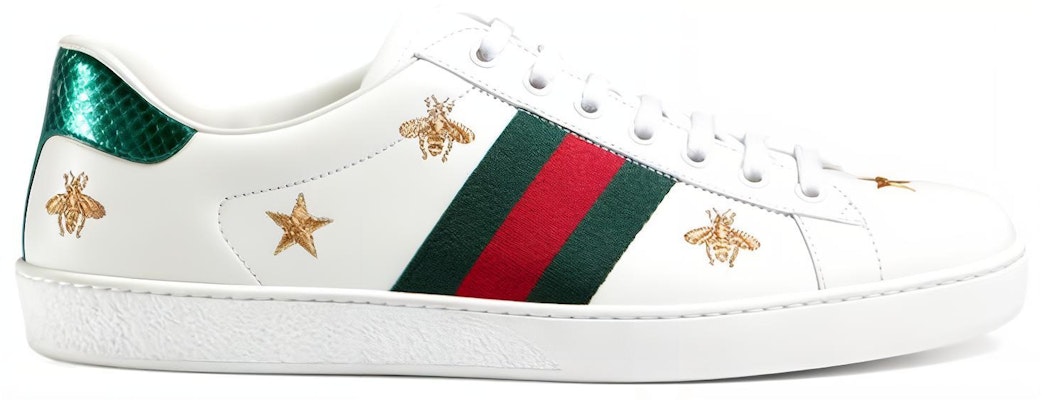 Gucci Ace 刺绣“蜜蜂与星星” 386750-A38F0-9073 Order Gucci Ace 刺绣“蜜蜂与星星” 386750-A38F0-9073