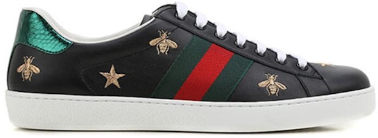 Gucci Ace Sulaman 'Lebah dan Bintang' 386750-A38F0-1079 Order Gucci Ace Sulaman 'Lebah dan Bintang' 386750-A38F0-1079