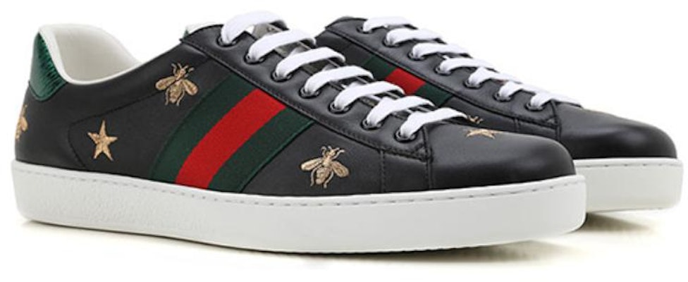 Gucci Ace 刺绣'蜜蜂与星星' 386750-A38F0-1079 Lookbook Gucci Ace 刺绣'蜜蜂与星星' 386750-A38F0-1079