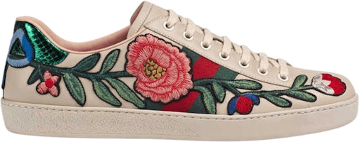 Gucci Ace Embroidered 'Floral' 440659-A38G0-9081 Gucci Ace Embroidered 'Floral' 440659-A38G0-9081
