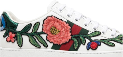 (女性)Gucci Ace 刺繡 '花卉' 431917-A38G0-9064 Order (女性)Gucci Ace 刺繡 '花卉' 431917-A38G0-9064
