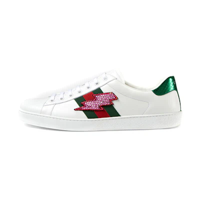 Gucci Ace Embroidered 'Lightning Bolt'