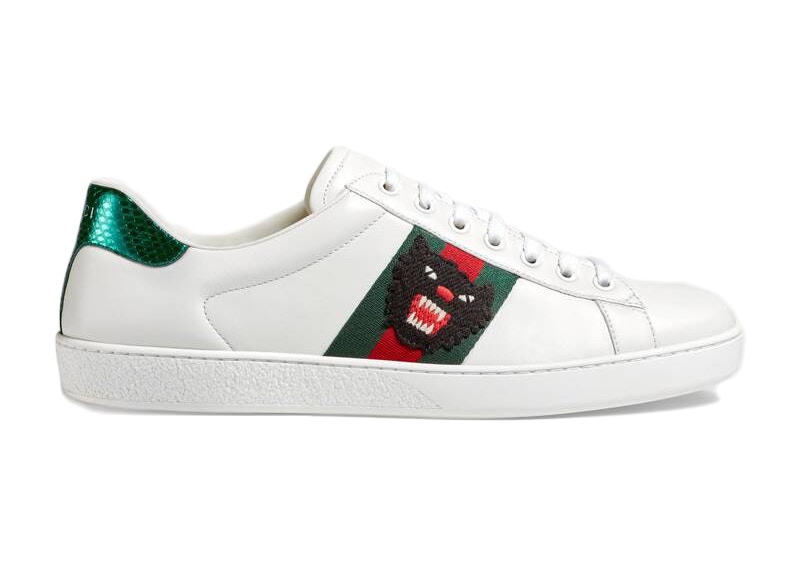 Buy 구찌 에이스 팬서 자수 스니커즈 (Gucci Ace Panther Sneakers) 457131-A38G0-9064