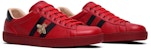 Gucci Ace Sulaman 'Lebah Merah' 429446-A38G0-6459