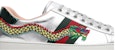 Gucci Ace Bersulam 'Naga Perak' 473765-DMKE0-8169