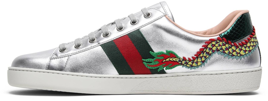 Gucci Ace Bersulam 'Naga Perak' 473765-DMKE0-8169 Lookbook Gucci Ace Bersulam 'Naga Perak' 473765-DMKE0-8169