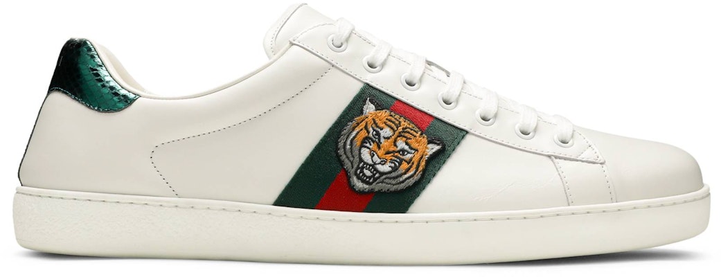 Gucci Ace Embroidered 'Tiger' 457132 02JP0 9064 Buy Gucci Ace Embroidered 'Tiger' 457132 02JP0 9064
