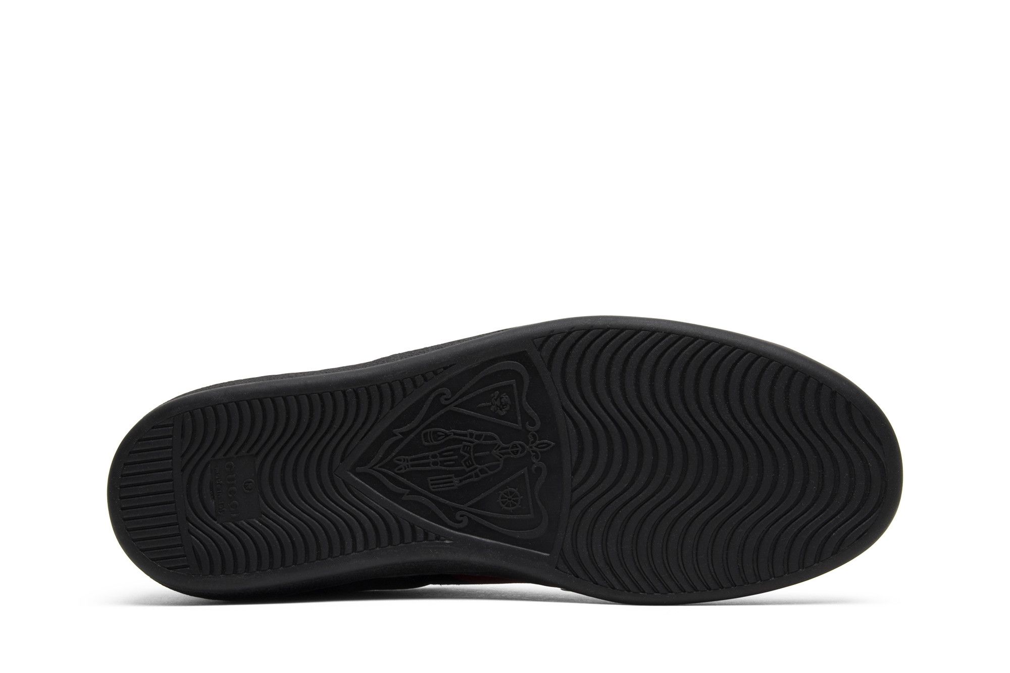 Shop Gucci Ace Geborduurd Zwart Met ''Black Bee'' Achterkant 429446 A38G0 1284