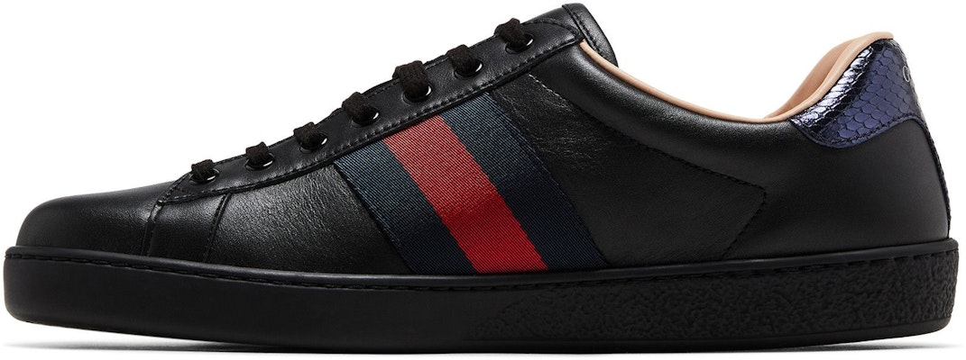 Gucci Ace Embroidered Navy back edge 'Black Bee' 429446 02JP0 1284 Lookbook Gucci Ace Embroidered Navy back edge 'Black Bee' 429446 02JP0 1284