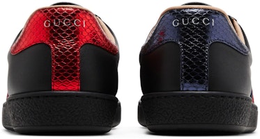 Gucci Ace Navy Bordir 'Black Bee' dengan Tepi Hitam 429446 02JP0 1284 Details for Gucci Ace Navy Bordir 'Black Bee' dengan Tepi Hitam 429446 02JP0 1284