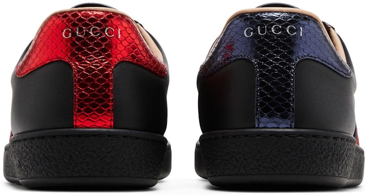 古驰Ace刺绣海军蓝后跟"黑色蜜蜂"鞋 429446 02JP0 1284 Details for 古驰Ace刺绣海军蓝后跟"黑色蜜蜂"鞋 429446 02JP0 1284