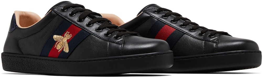 古馳Ace刺繡海軍後緣“黑色蜜蜂”429446 02JP0 1284 Cheap 古馳Ace刺繡海軍後緣“黑色蜜蜂”429446 02JP0 1284