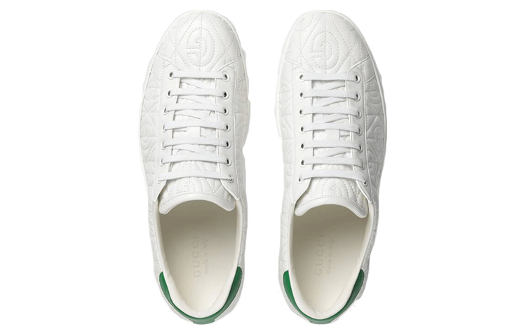 Lookbook Gucci Ace G 'Rhombus - Putih' 598833 0R0A0 9063